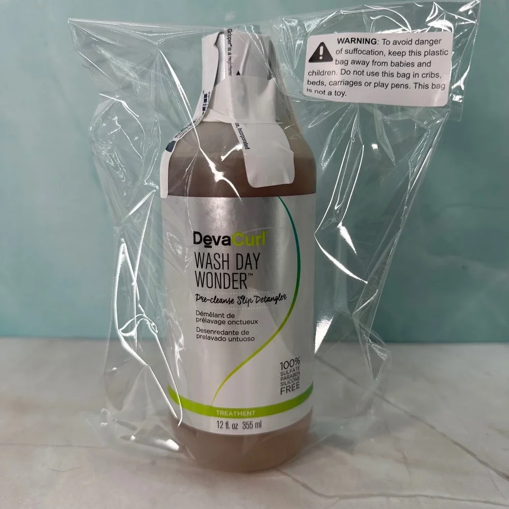 DevaCurl Wash Day Wonder Pre Cleanse Slip Detangler Hair Treatment 12 oz‎ New